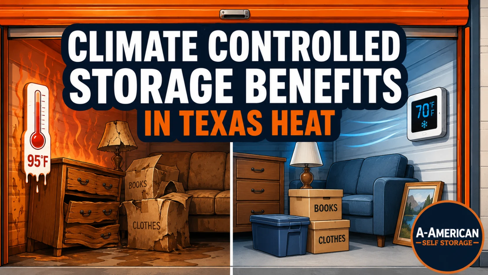 Climate Controlled Storage Benefits Texas: What It Protects