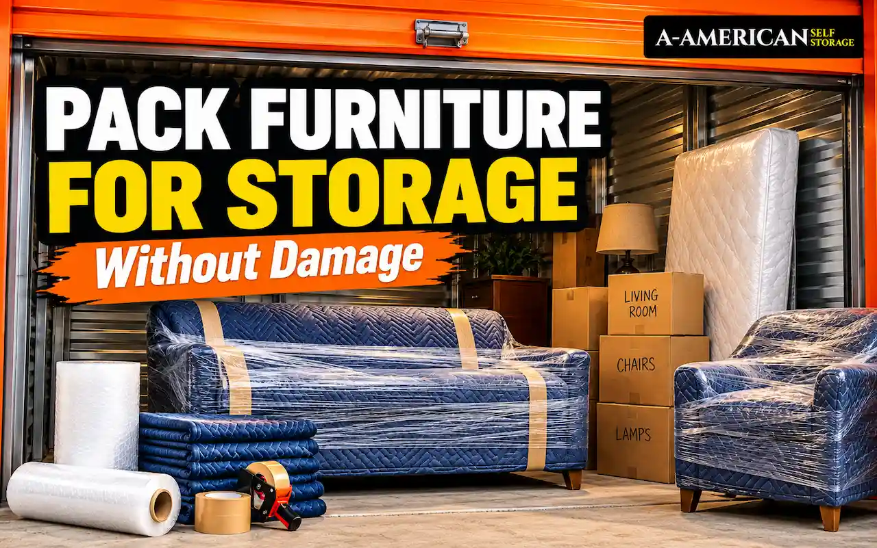 How to Pack Furniture for Storage Without Damage
