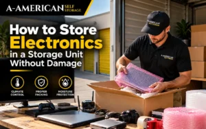 How to Store Electronics in a Storage Unit Without Damage